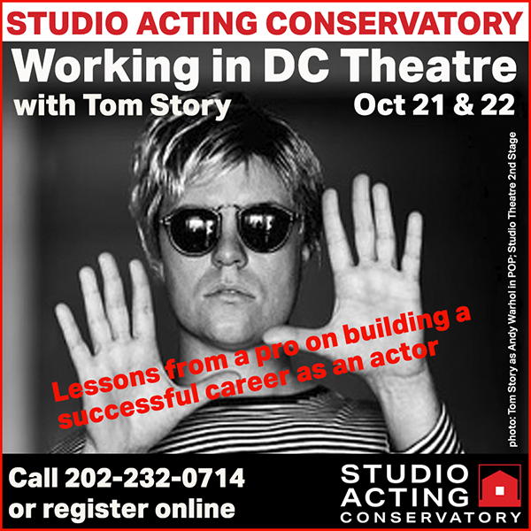 Working in DC Theatre, with Tom Story